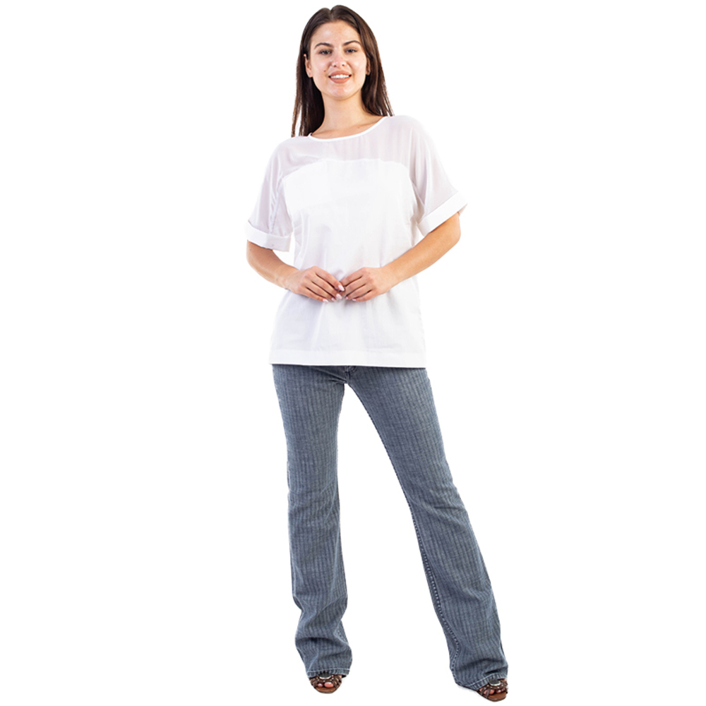 Academia Blouse Women size M Snow